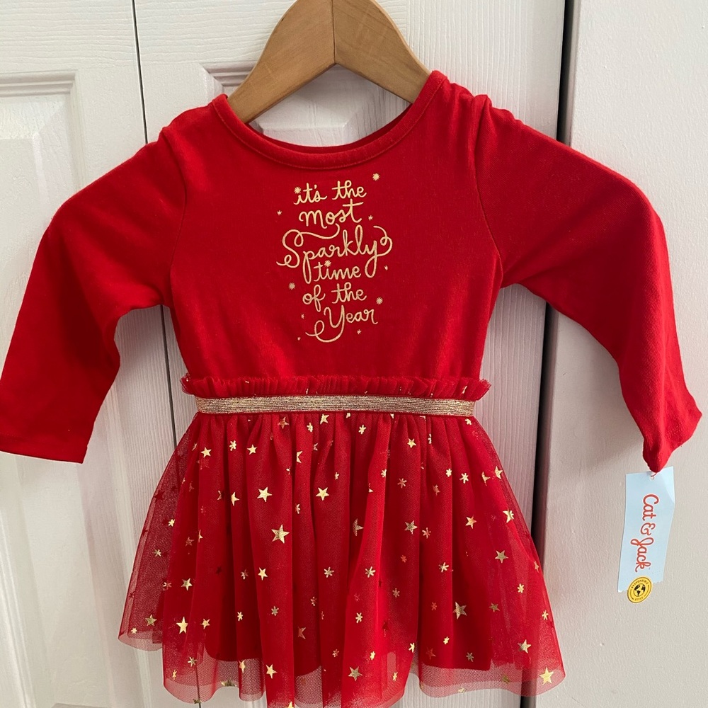 Cat & Jack Toddler Girl Holiday Dress